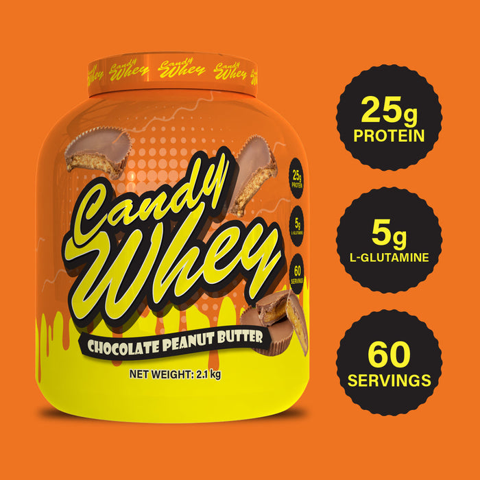 Candy Whey Protein 2.1kg - Protein Powder at MySupplementShop by Candy Whey