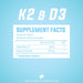 Trained By JP D3 & K2 60 Capsules Unflavoured - Sports Supplements at MySupplementShop by Trained by JP