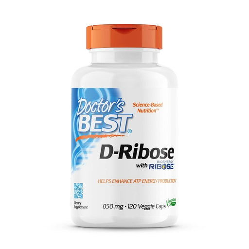 Doctor's Best D-Ribose with BioEnergy Ribose 850 mg 120 Veggie Capsules | Premium Supplements at MYSUPPLEMENTSHOP
