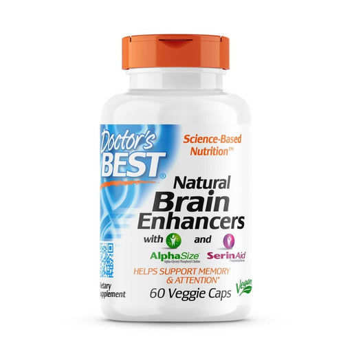 Doctor's Best Natural Brain Enhancers with AlphaSize and SerinAid, 60 Veggie Capsules | Premium Supplements at MYSUPPLEMENTSHOP