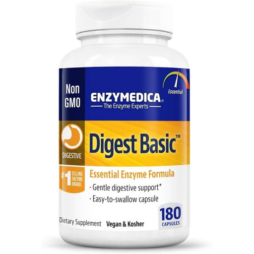 Enzymedica Digest Basic 180 Capsules Best Value Digestive Health at MYSUPPLEMENTSHOP.co.uk