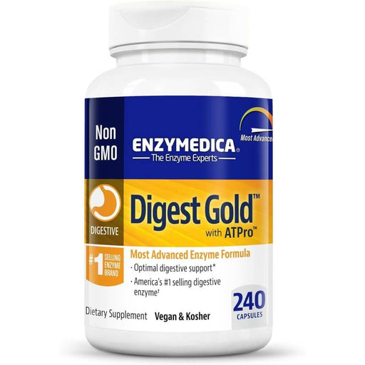 Enzymedica Digest Gold 240 Capsules Best Value Digestive Health at MYSUPPLEMENTSHOP.co.uk