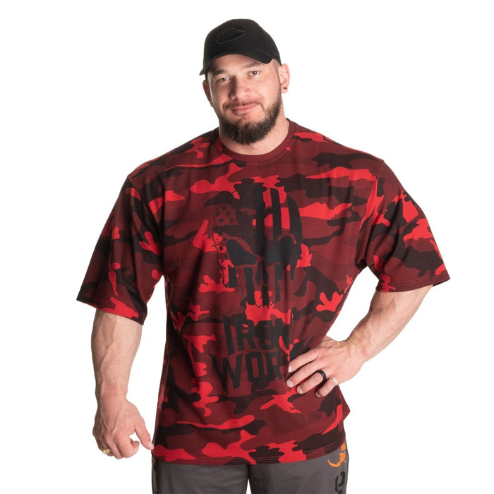 GASP Thermal Skull Tee Red Camo