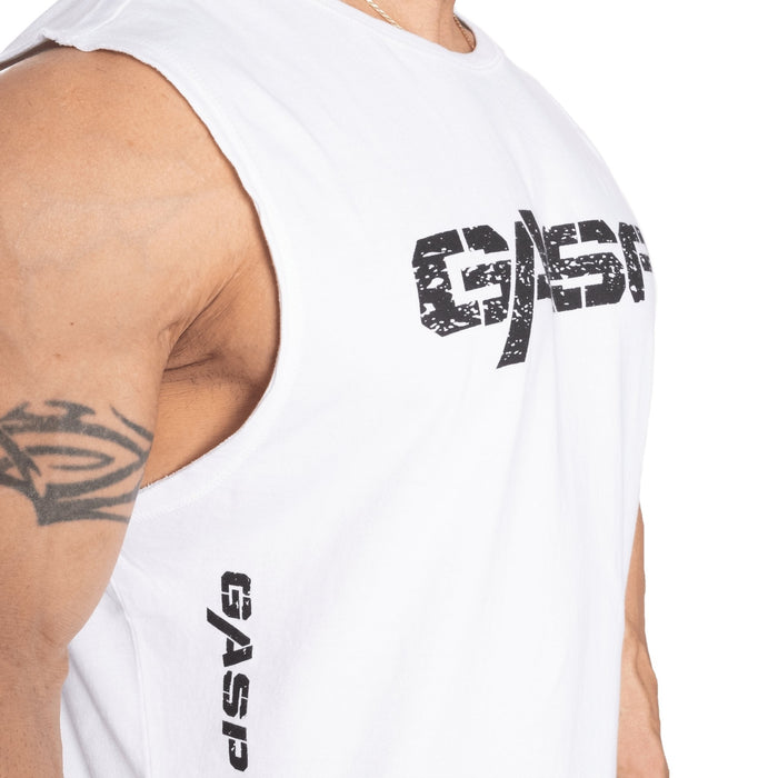 GASP Vintage Tank - White