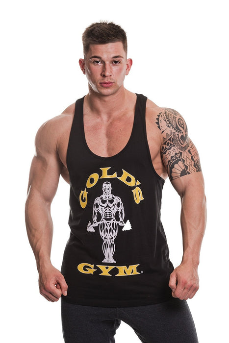 Golds Gym Muscle Joe Premium Stringer - Black