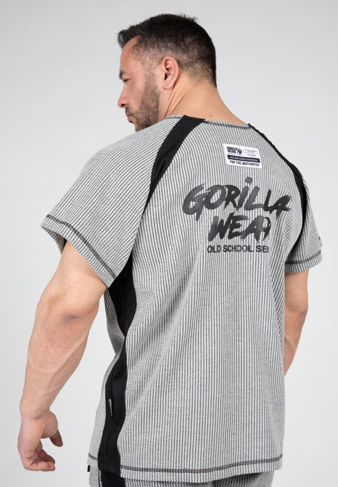 Gorilla Wear Augustine Old School Work Out Top - Grey
