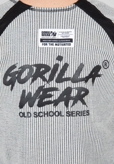 Gorilla Wear Augustine Old School Work Out Top - Grey