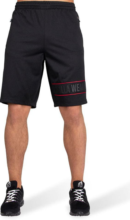 Gorilla Wear Branson Shorts Black/Red