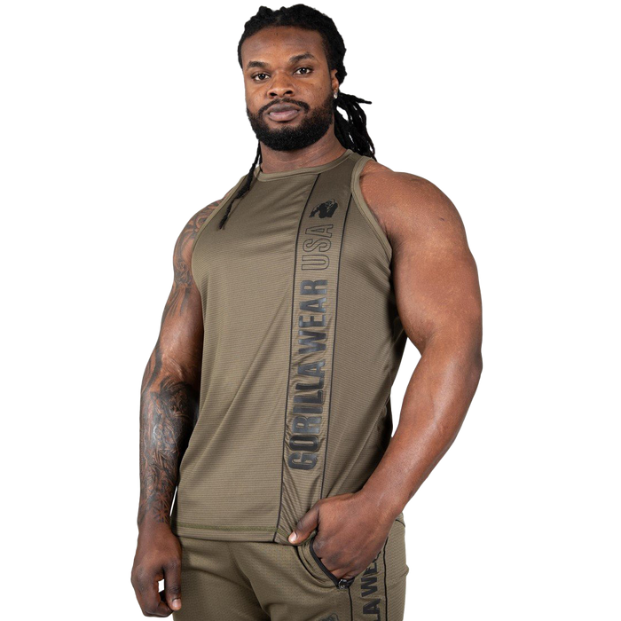 Gorilla Wear Branson Tank Top Army Green/Black