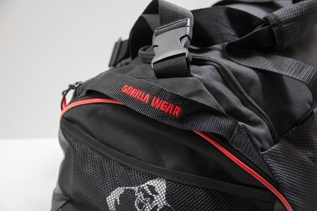 Gorilla Wear Jerome Gym Bag - Black/Red