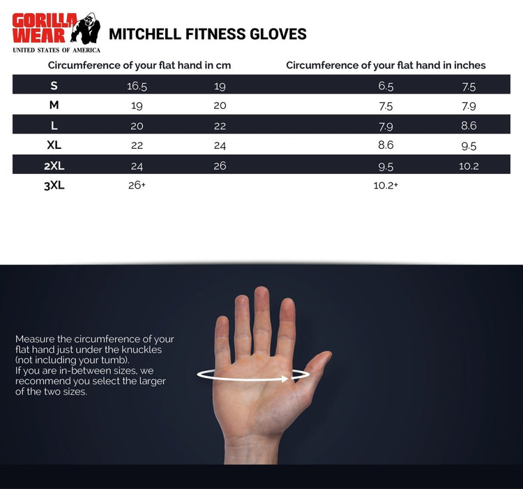 Gorilla Wear Mitchell Training Gloves - Black