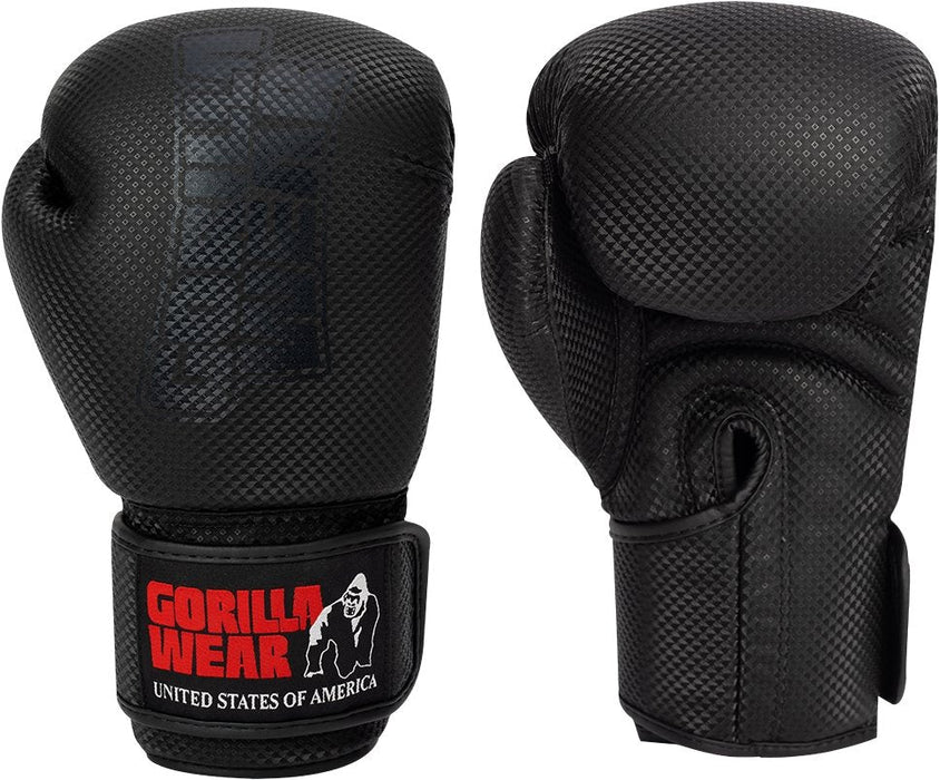 Gorilla Wear Montello Boxing Gloves - Black