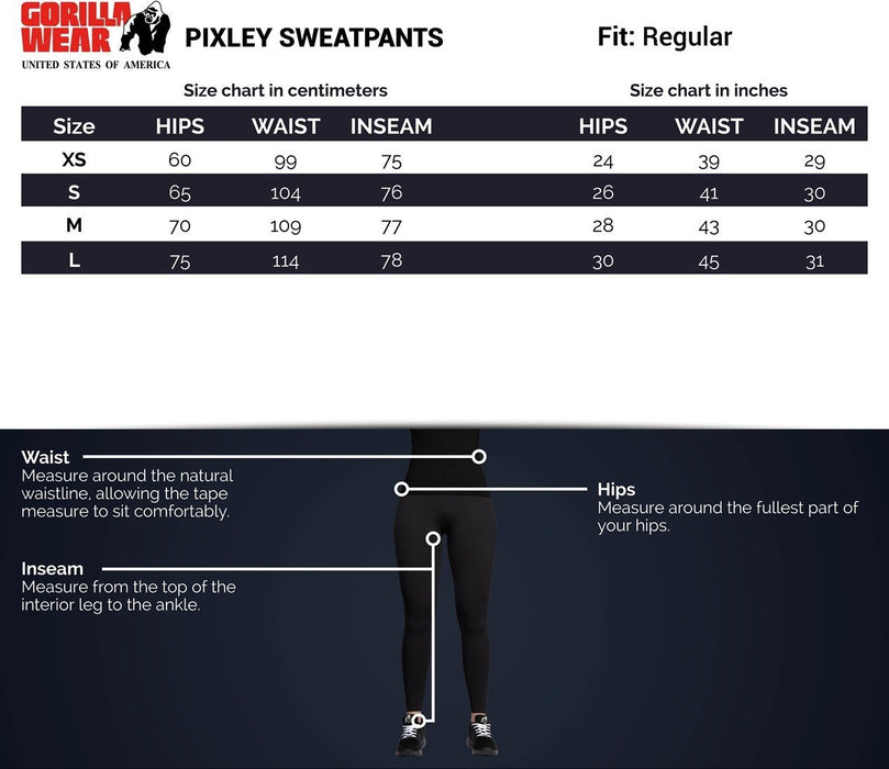 Gorilla Wear Pixley Sweatpants - Black