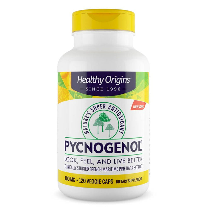 Healthy Origins Pycnogenol 100 mg 120 Veggie Capsules | Premium Supplements at MYSUPPLEMENTSHOP