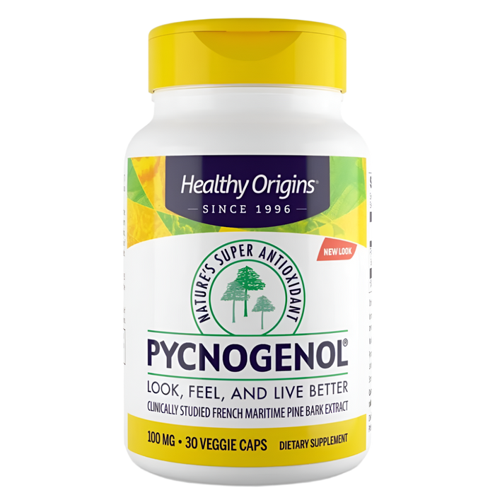 Healthy Origins Pycnogenol 100 mg 30 Veggie Capsules