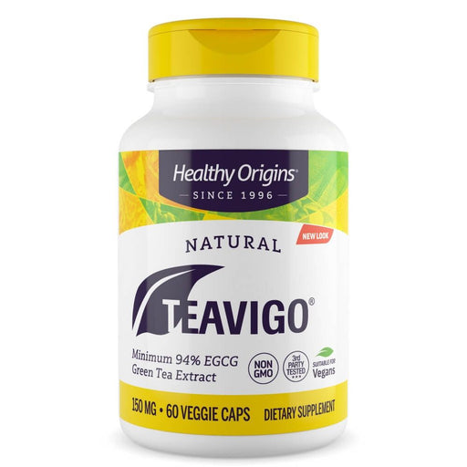 Healthy Origins Teavigo 150mg, Green Tea Extract 60 Veggie Capsules | Premium Supplements at MYSUPPLEMENTSHOP