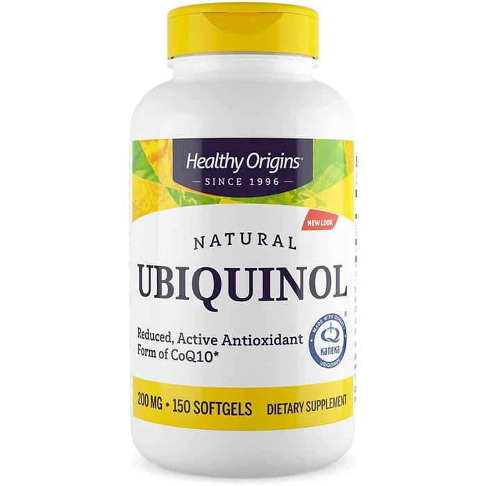 Healthy Origins Ubiquinol 200mg 150 Softgels | Premium Supplements at MYSUPPLEMENTSHOP