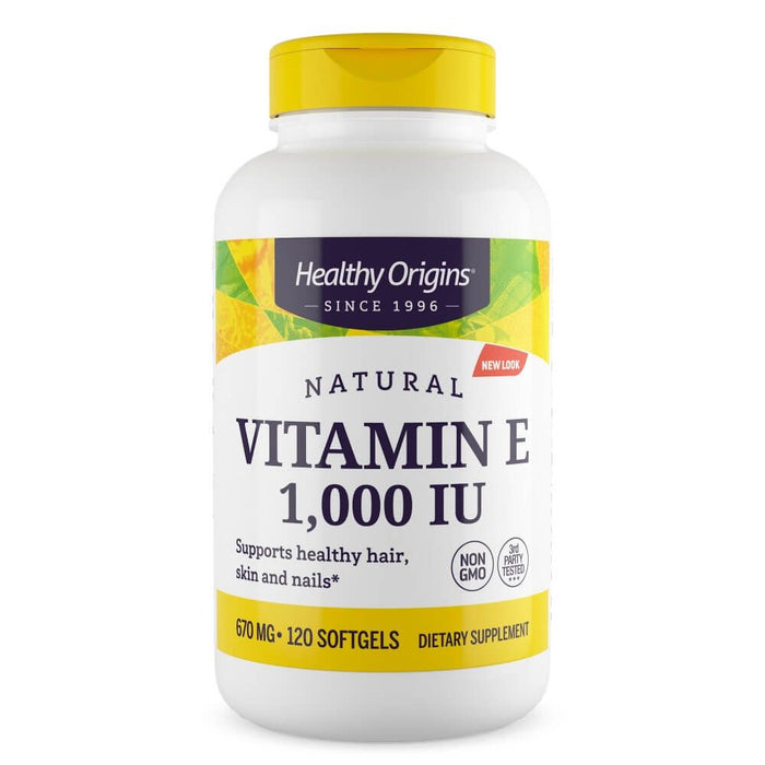 Healthy Origins Vitamin E 1,000iu 120 Softgels - Skin Care at MySupplementShop by Healthy Origins