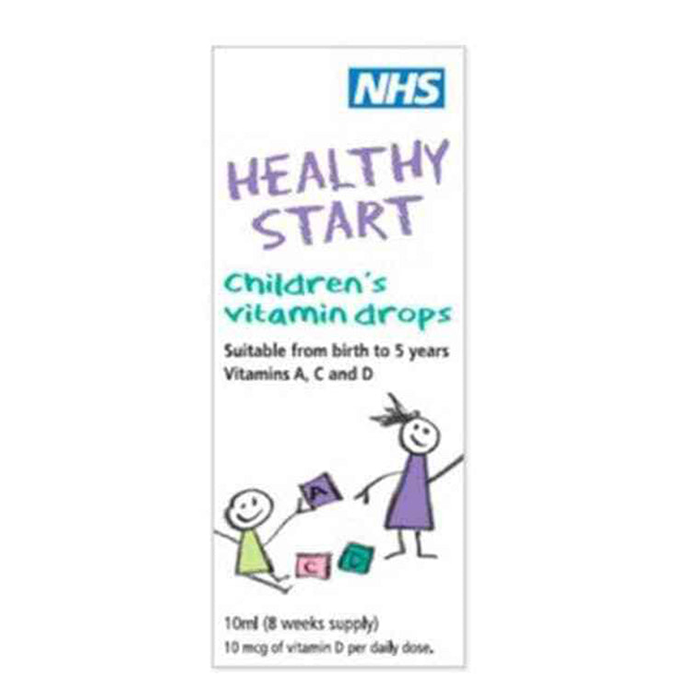 NHS Healthy Start Kids Vitamin Drops - 10ml - Children's Health at MySupplementShop by NHS Healthy Start