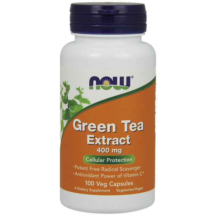 NOW Foods Green Tea Extract, 400mg - 100 vcaps