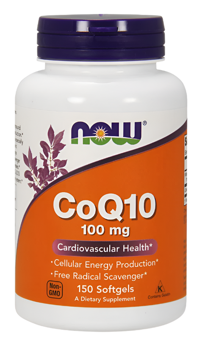 NOW Foods CoQ10, 100mg - 150 softgels