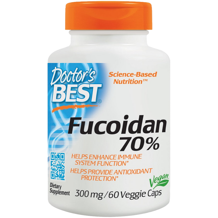 Doctor's Best Fucoidan 70%, 300mg - 60 vcaps