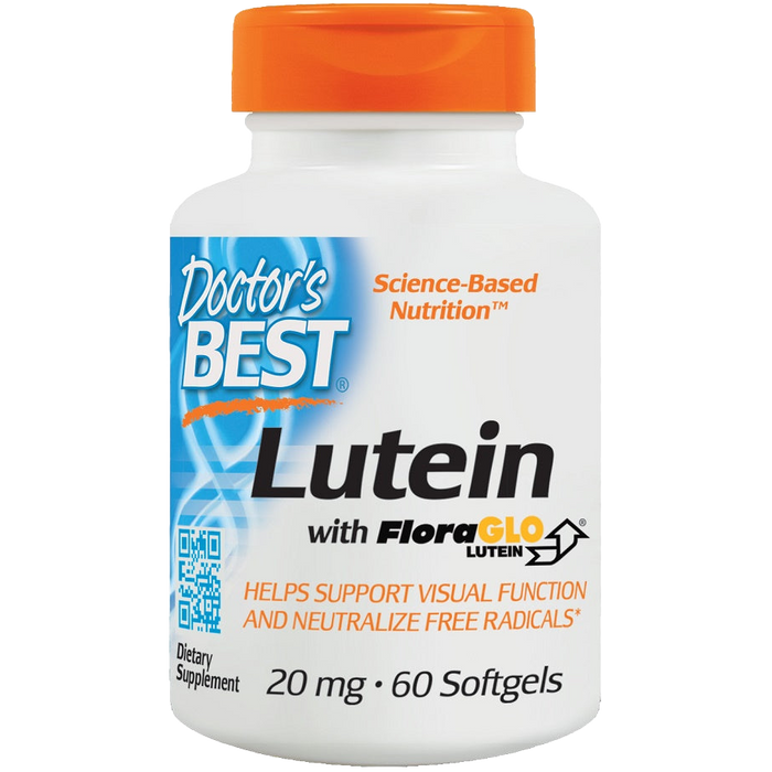 Doctor's Best Lutein with FloraGLO, 20mg - 60 softgels