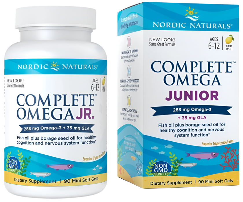 Nordic Naturals Complete Omega Junior, 283mg Lemon - 90 softgels