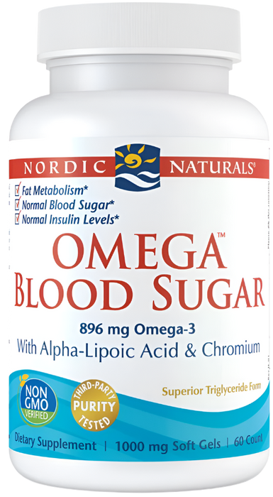 Nordic Naturals Omega Blood Sugar, 896mg - 60 softgels