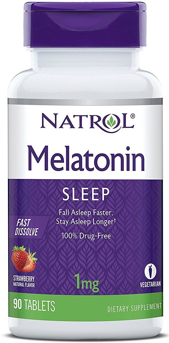 Natrol Melatonin Fast Dissolve, 1mg - 90 tabs - Sports Nutrition at MySupplementShop by Natrol