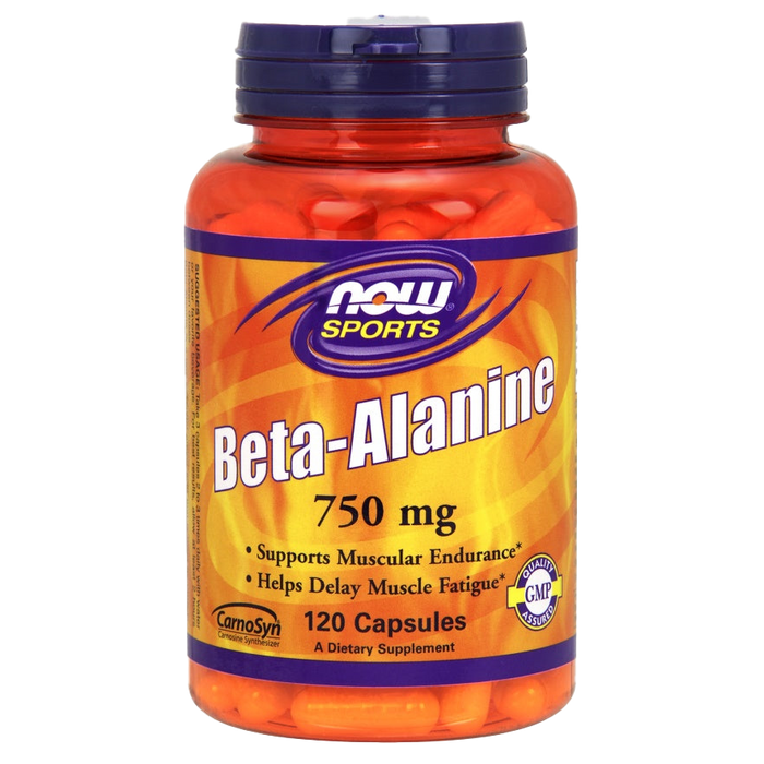 NOW Foods Beta Alanine, 750mg (Caps) - 120 caps