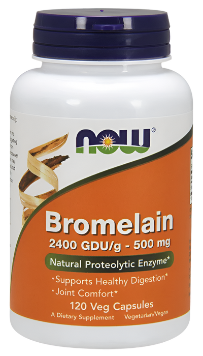 NOW Foods Bromelain, 500mg - 120 vcaps