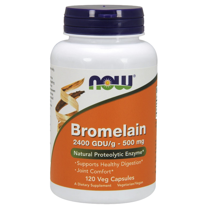 NOW Foods Bromelain, 500mg - 120 vcaps