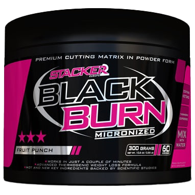 Stacker2 Europe Black Burn Micronized- 300 grams