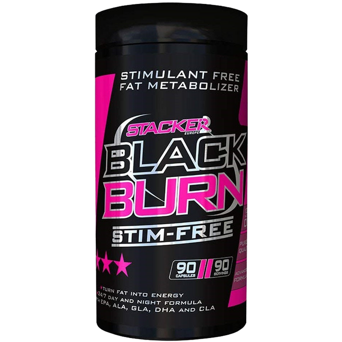 Stacker2 Europe Black Burn STIM-Free - 90 caps