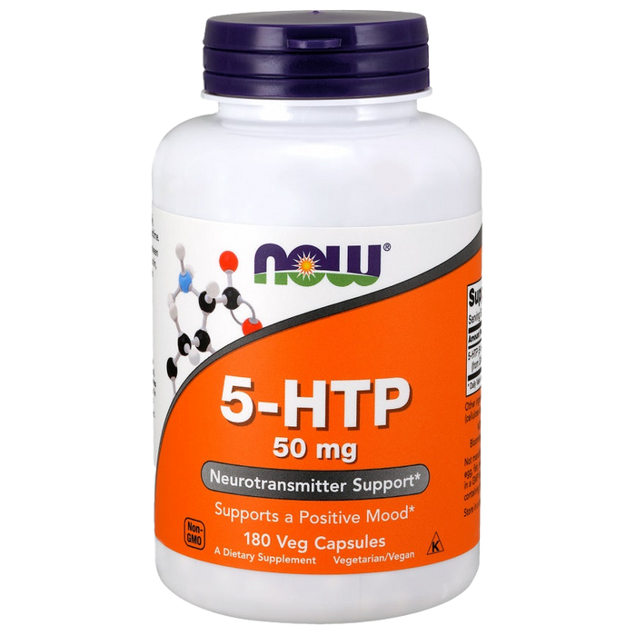 NOW Foods 5-HTP, 50mg - 180 vcaps