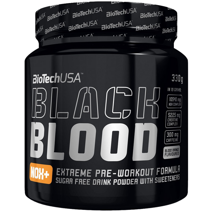 BioTechUSA Black Blood NOX+, Blood Orange (EAN 5999076225811) - 330 grams