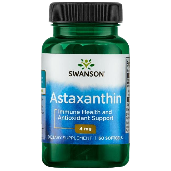 Swanson Astaxanthin, 4mg - 60 softgels