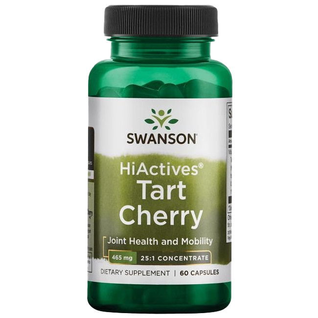 Swanson HiActives Tart Cherry, 465mg - 60 caps