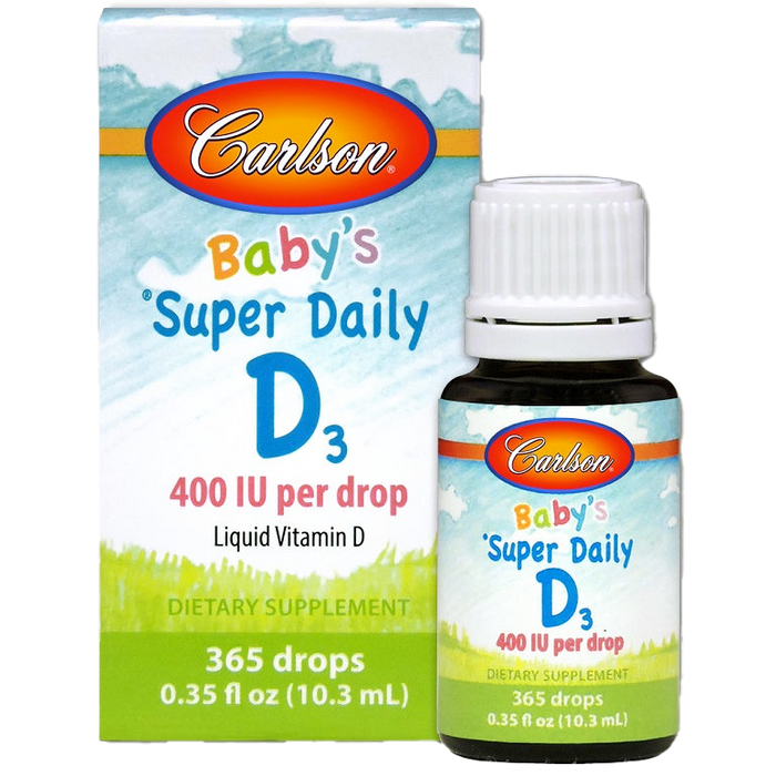 Carlson Labs Baby's Super Daily D3, 400 IU - 10 ml.