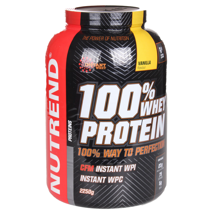 Nutrend 100% Whey Protein, Vanilla - 2250 grams