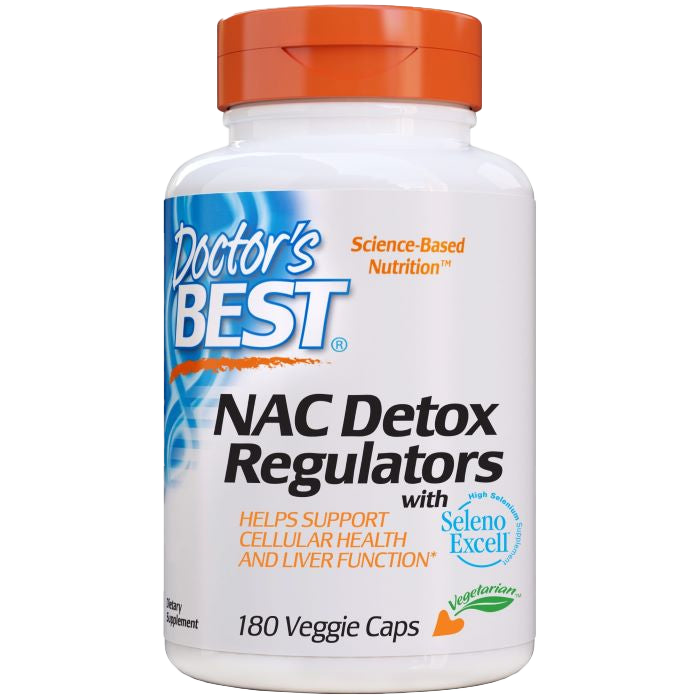 Doctor's Best NAC Detox Regulators - 180 vcaps