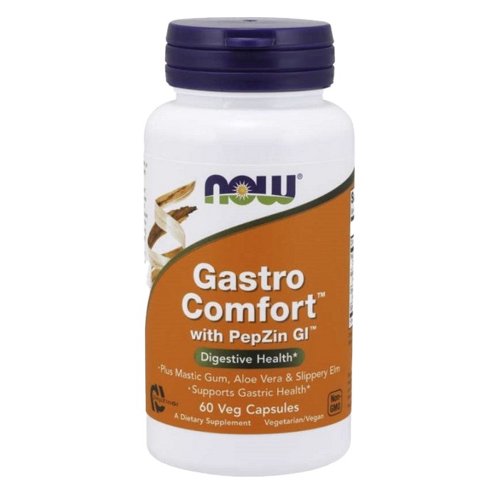 NOW Foods Gastro Comfort with PepZin GI - 60 vcaps