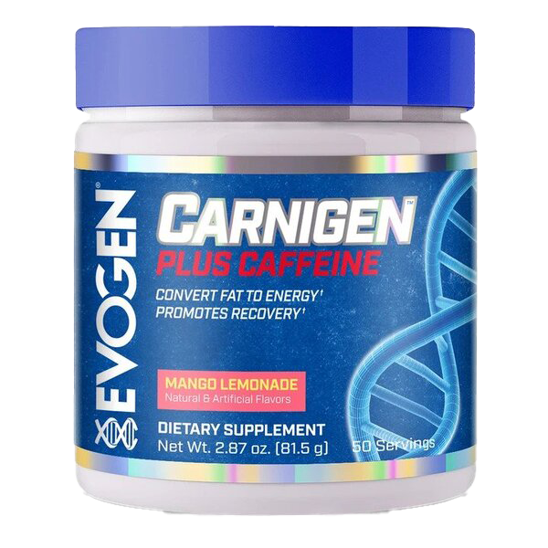 Evogen Carnigen Plus Caffeine, Mango Lemonade - 81 grams