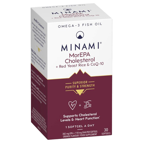 Minami MorEPA Cholesterol + Red Yeast Rice & CoQ-10 - 30 softgels