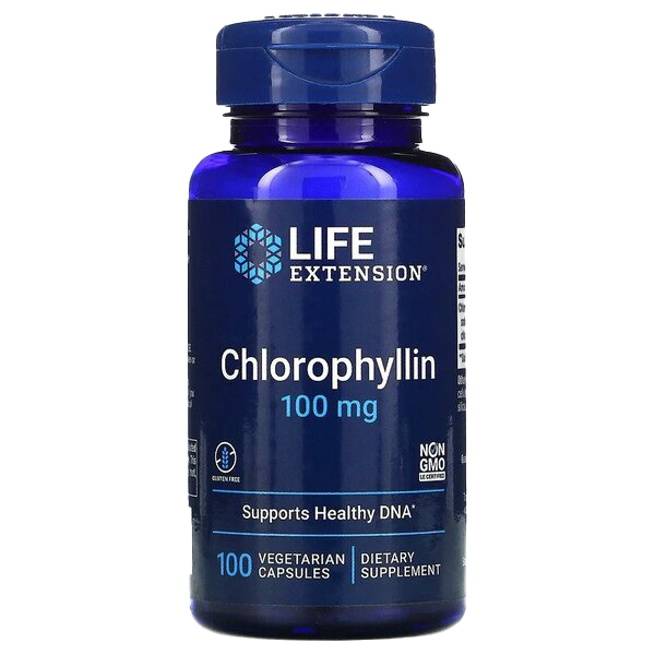 Life Extension Chlorophyllin, 100mg - 100 vcaps