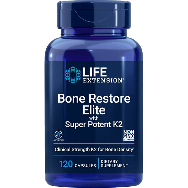 Life Extension Bone Restore Elite with Super Potenet K2 - 120 caps