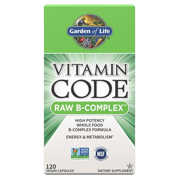 Garden of Life Vitamin Code Raw B-Complex - 120 vegan caps