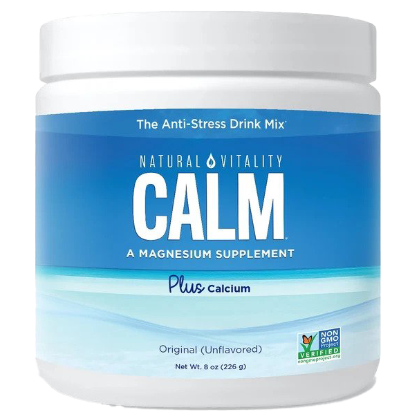 Natural Vitality Natural Calm Plus Calcium Unflavored  226g