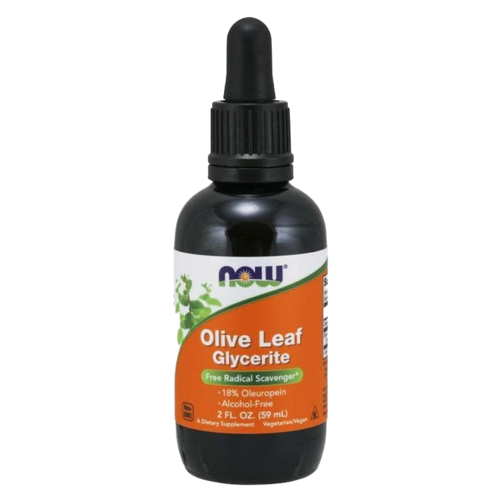 NOW Foods Olive Leaf Glycerite - 59 ml.